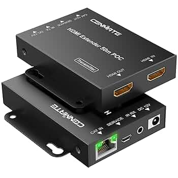 HDMIエクステンダー 4K @ 60Hz Amazon.com: HDMI Extender 4K@60Hz, HDMI Extender Over Cat5e